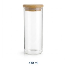 Barattolo Vetro 430 ml con Tappo Legno - Contenitori | Ragstore