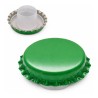Tappi corona verdi Ø 29 mm con bidule lungo aperto – confezione 100 pezzi