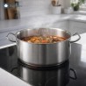 Casseruola bassa inox 18/10 da 32 cm per piano induzione