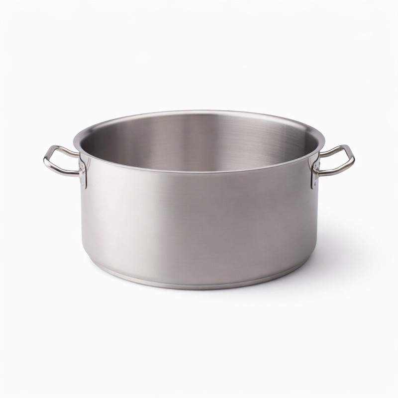 Casseruola inox professionale da 45 cm bassa