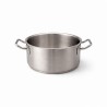Casseruola bassa in acciaio inox per induzione - diametro 20 cm