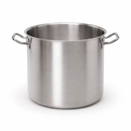 pentola in acciaio inox da 32 cm con capacità da 24 litri