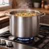 Pentola acciaio inox a triplo fondo per cottura di legumi - fasa