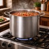 Pentola in acciaio inox triplo fondo per salsa di pomodoro - Fasa