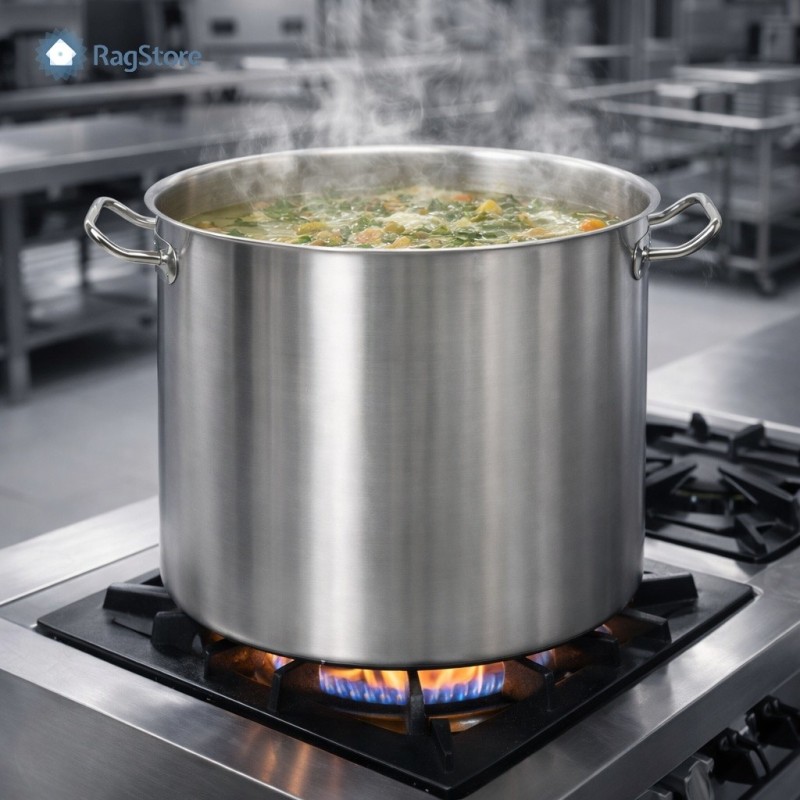 Pentola inox professionale per cucine da ristorante - 36 cm - Fasa