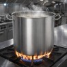 Pentola in acciaio inox professionale da 40 cm - 50 lt per ristoranti