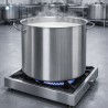 Pentola professionale maxi per latte e formaggi in acciaio inox 155 lt