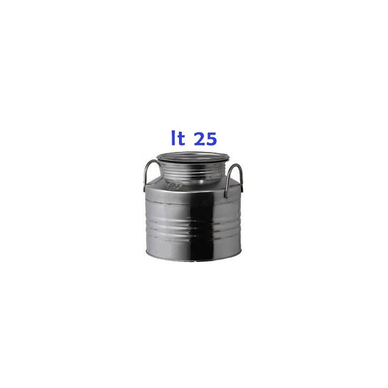 BIDONE OLIO INOX 4F LT 25