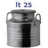 BIDONE OLIO INOX 4F LT 25