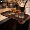 Vassoio antiscivolo per baristi e camerieri cm 30x40 colore marrone