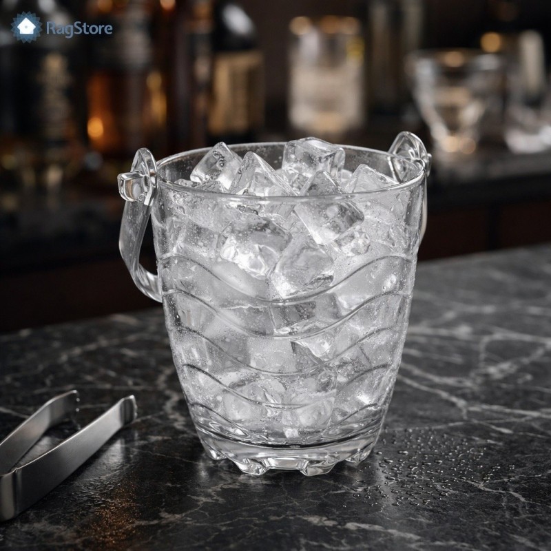 Secchiello Porta Ghiaccio in Vetro 845 ml - Bar & Tavola | Ragstore