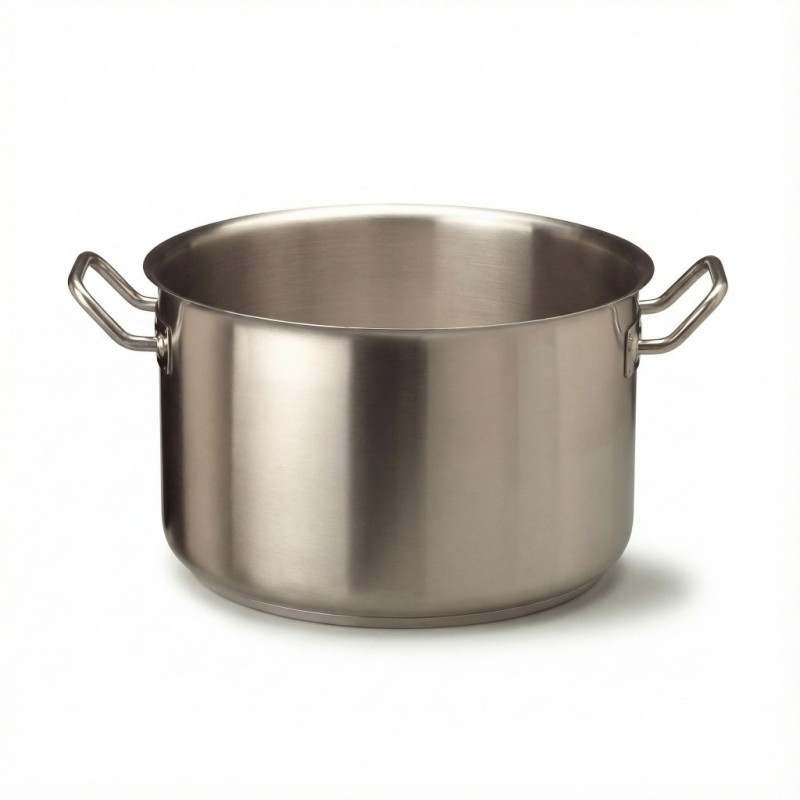 Casseruola alta in acciaio inox 18/10 a triplo fondo da 28 cm
