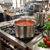 casseruola inox per sughi in ristoranti e agriturismi