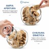 Barattolo in Vetro Pandora Inclinabile 223 cl - Contenitori | RagStore