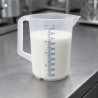 Caraffa in plastica graduata per la misurazione di latte e panna 1 litro
