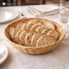 Intreccio in rattan sintetico del cestino pane professionale lavabile in lavastoviglie
