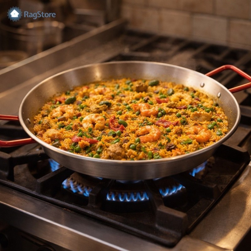 Padella per Paella in Ferro 34 cm | Padelle in Ferro | RagStore