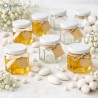Kit 12 Barattoli Esagonali 45 ml con Tappo Bianco | RagStore
