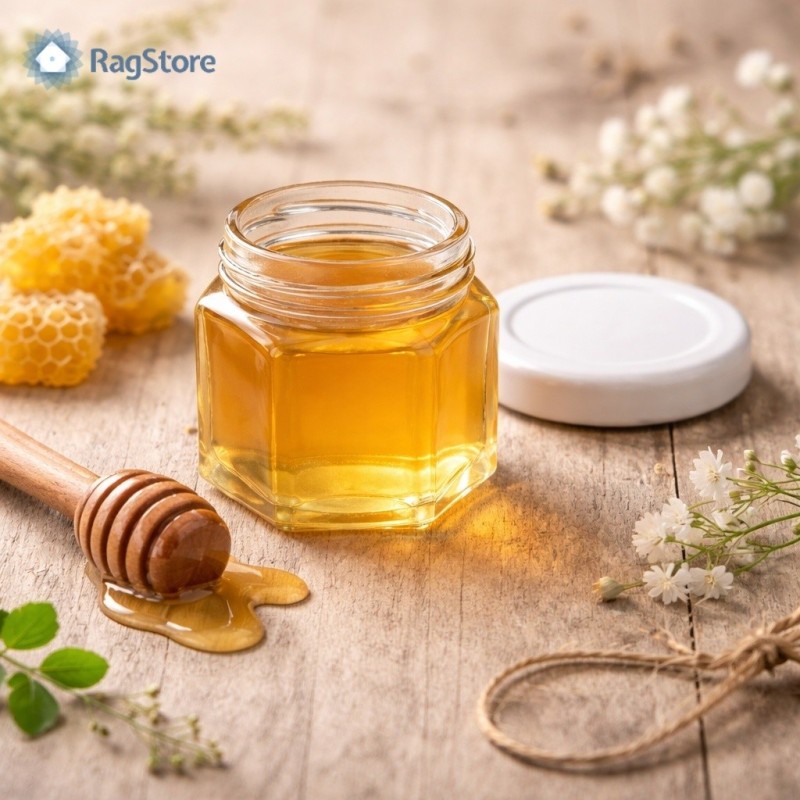 Kit 12 Barattoli Esagonali 45 ml con Tappo Bianco | RagStore