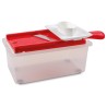 Affettaverdure Mandolina Rigamonti Sveltafetta con Contenitore | Utensili Cucina