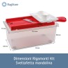 Affettaverdure Mandolina Rigamonti Sveltafetta con Contenitore | Utensili Cucina