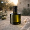 Bottiglia Vanessa 250 ml vetro verde con tappo nero, ideale per bomboniera olio extravergine