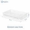Cassa Forata Sovrapponibile 18 Lt 60x40x10 - Casse Alimentari | RagStore