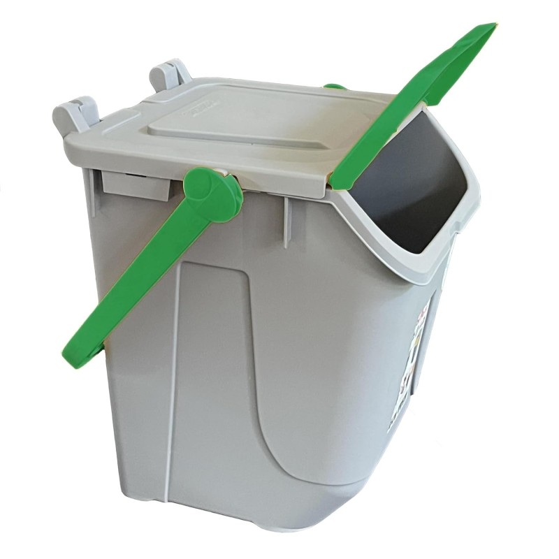 Bidone Raccolta Differenziata Ecology 25 Lt Verde | RagStore