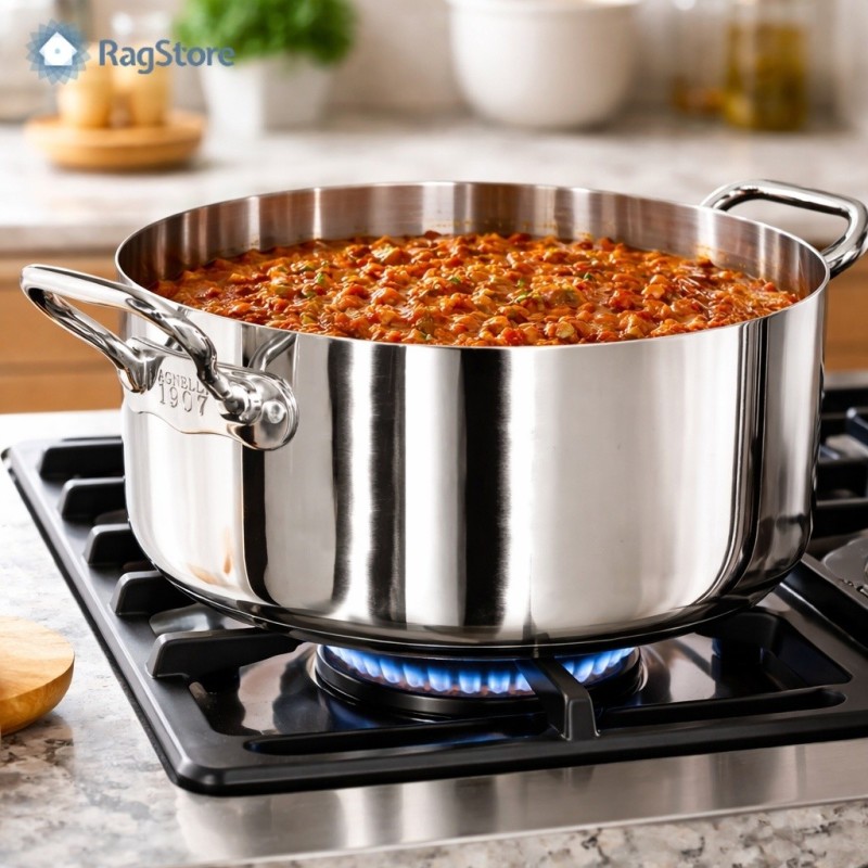 Casseruola Bassa Aluinox 1907 cm 32 - Pentole Agnelli | RagStore