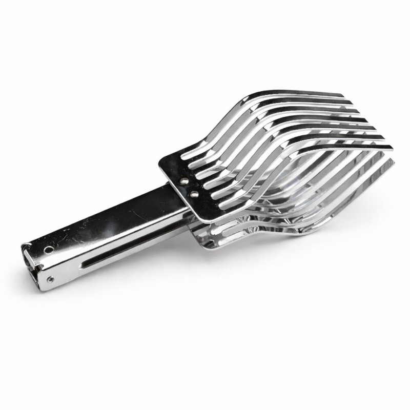 Pinza ferma arrosto in acciaio inox da 25cm