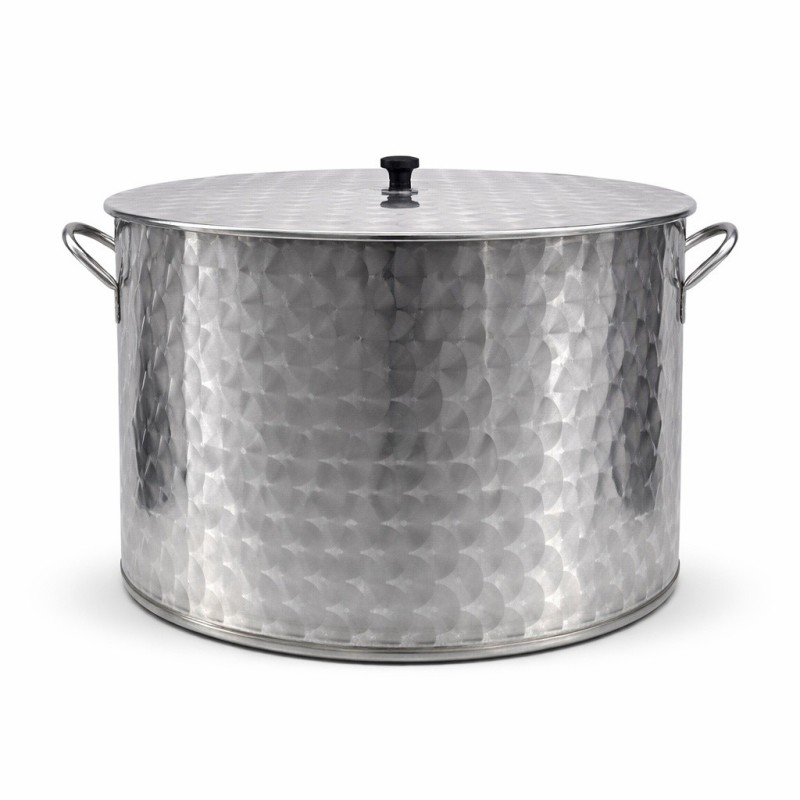 Pentola caldaio acciaio inox da 200 litri basso