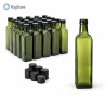 Set 48 bottiglie in vetro per olio quadrate da 250 ml - Marasca - RagStore