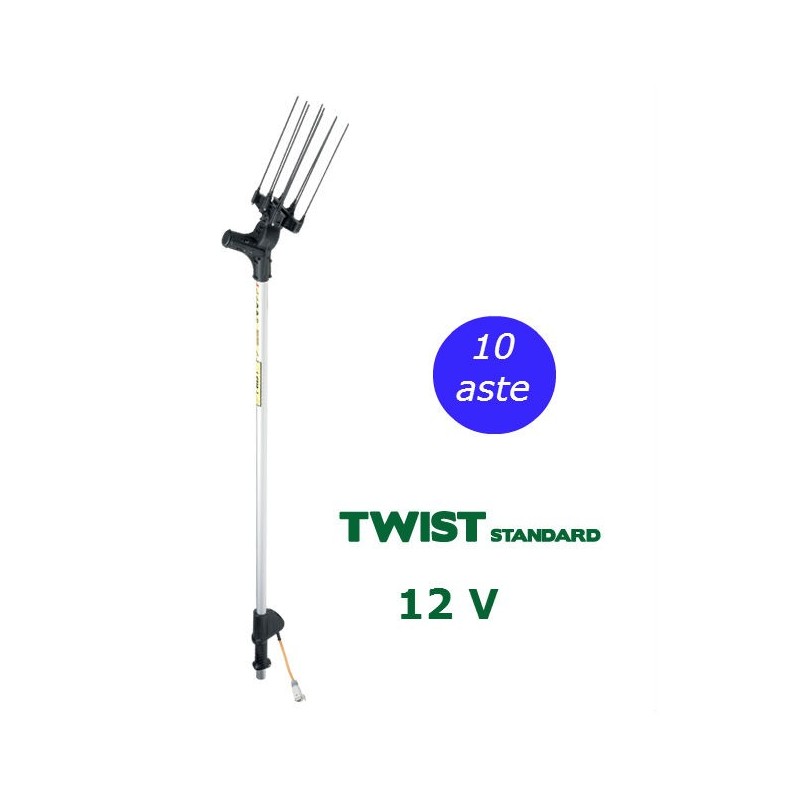 Twist raccogli olive abbacchiatore elettrico batteria 12V - Aima Italy