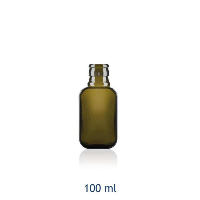 BOTTIGLIA VETRO MORESCA ANTI FRODE 100 ml VERDE