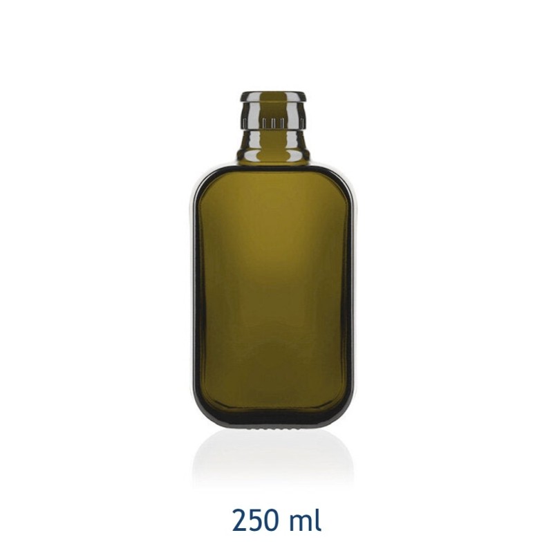 BOTTIGLIA VETRO MORESCA ANTI FRODE 250 ml VERDE