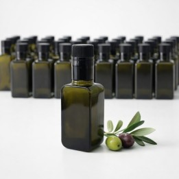 Kit 40 bottiglie olio Moresca 100 ml vetro verde per bomboniere e campioni