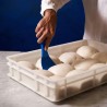 Spatola flessibile professionale per prendere impasti pizza da cassettino