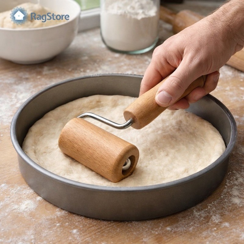 Stendipizza a Rullo in Legno cm 6 per Teglie - RagStore
