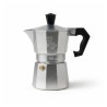 Caffettiera Moka Mokarella Classica in alluminio formato 1 tazza con manico nero ergonomico