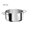 Casseruola Aeternum Divina in acciaio inox 18/10 diametro 24 cm vista frontale