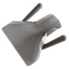 Pala per patatine fritte professionale in ABS grigio con doppia impugnatura ambidestra