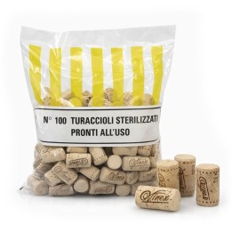 Tappi Sughero Micro Agglomerato 22,5x38 Vinex 100pz | RagStore