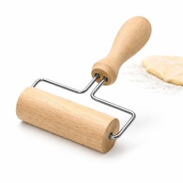 Stendipasta a rullo in legno naturale 10 cm per pasta fresca e sfoglia fatta in casa