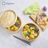 Cuoci Vapore Bambù EVA 25,5 cm - Vaporiera per Cucina Sana | RagStore