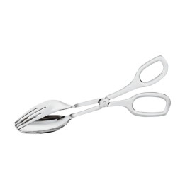 Pinza a forbice Sambonet Living in acciaio inox lucido per servire insalata e buffet, lunghezza 24 cm