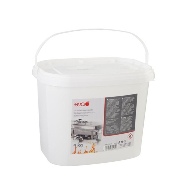 Pasta combustibile gel in secchiello da 4 kg
