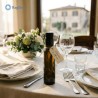 Idea bottiglia olio da usare come segna posto per matrimonio o evento