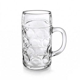 Boccale Birra Bugnato 1 Litro con Manico - Bicchiere Birra | RagStore