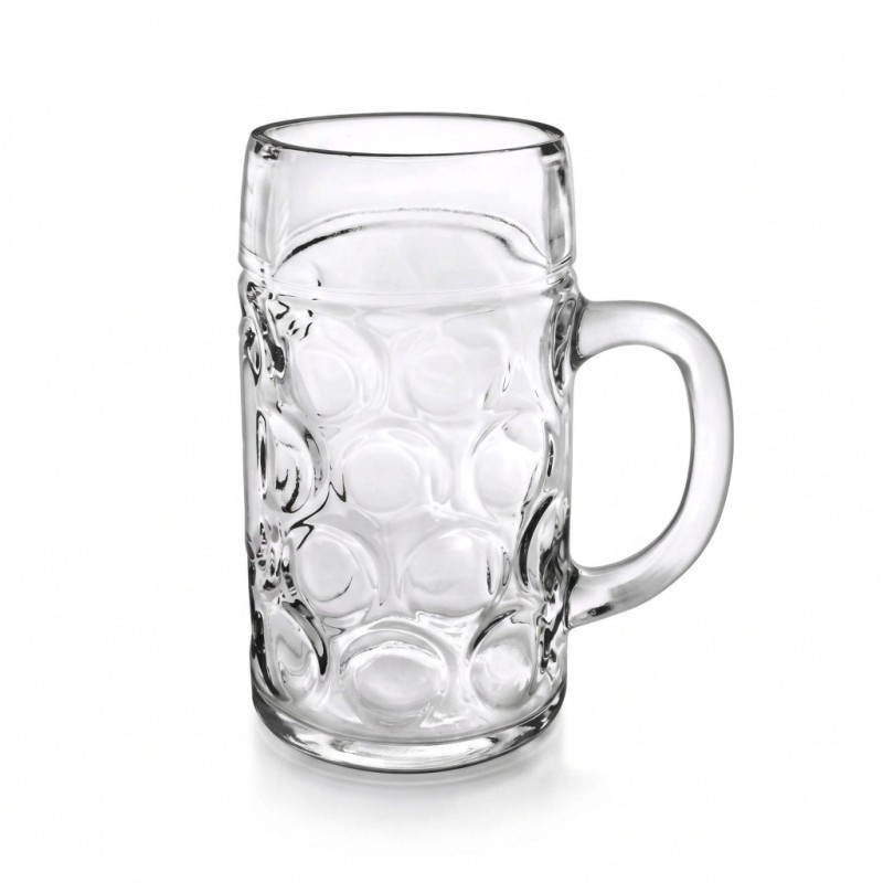 Boccale Birra Bugnato 1 Litro con Manico - Bicchiere Birra | RagStore
