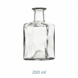 BOTTIGLIA VETRO RUBIK 200 ml TRASPARENTE